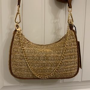 Prada Like Steve Madden Straw Crossbody